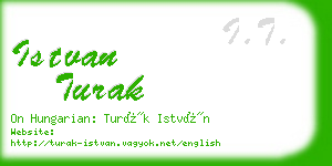 istvan turak business card